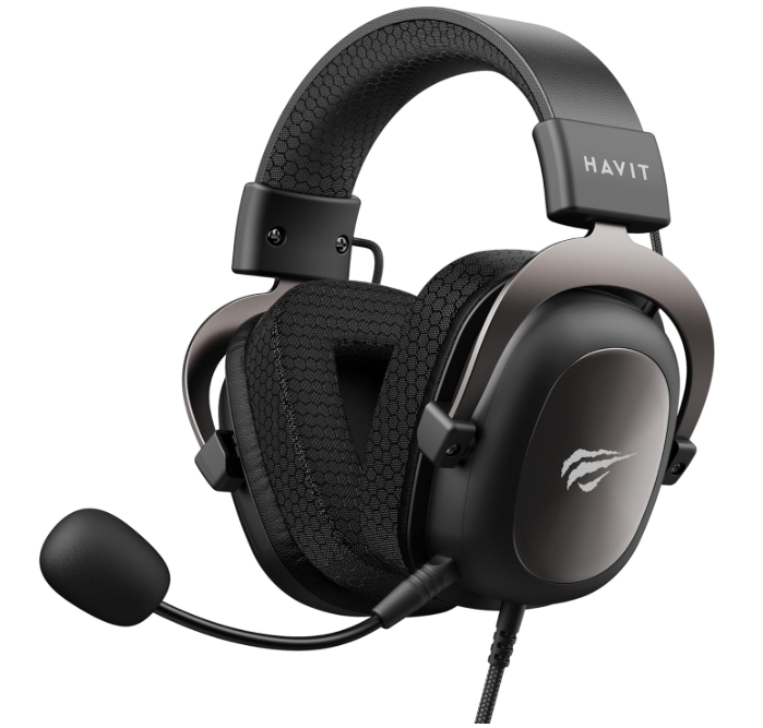 Havit Headphone Fone de Ouvido H2002d, Gamer, com Microfone, Falante 53mm, Plug 3, 5mm: compatível com XBOX ONE e PS4, HAVIT, HV-H2002d.